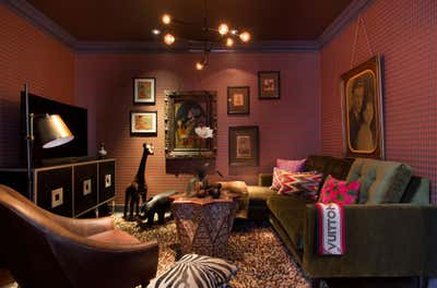 Maximalist Living Room. Urban Loft by Favreau Design.