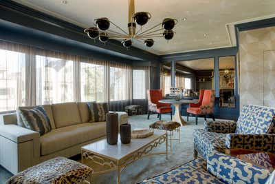  Contemporary Maximalist Apartment Living Room. Urban Loft by Favreau Design.