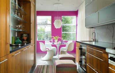  Eclectic Maximalist Apartment Kitchen. Urban Loft by Favreau Design.