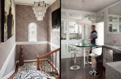  Eclectic Entry and Hall. Deco Redux by Favreau Design.