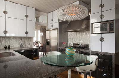  Eclectic Apartment Kitchen. Deco Redux by Favreau Design.