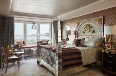  Transitional Family Home Bedroom. New Classic by Favreau Design.