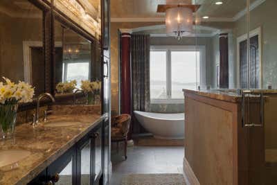  Maximalist Family Home Bathroom. New Classic by Favreau Design.