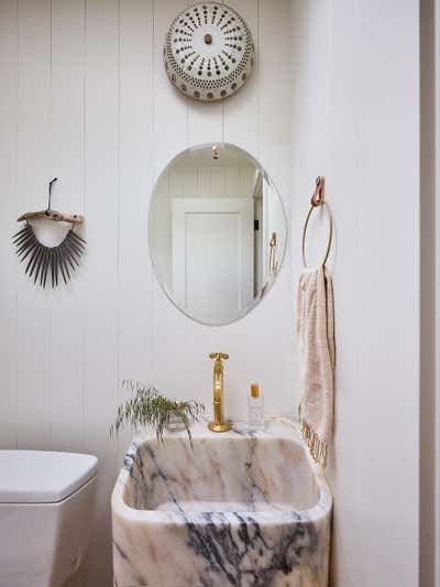  Contemporary Family Home Bathroom. Farmhouse Eclectic by Anja Michals Design.