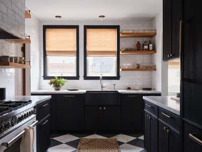  Eclectic Family Home Kitchen. Spanish Modern by Anja Michals Design.