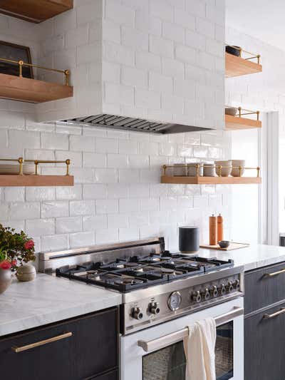  Modern Eclectic Family Home Kitchen. Spanish Modern by Anja Michals Design.