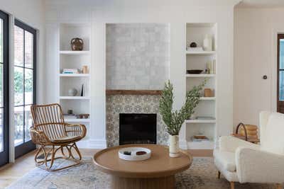  Modern Family Home Living Room. Midcentury Craftsman by Anja Michals Design.