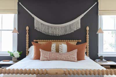  Craftsman Family Home Bedroom. Midcentury Craftsman by Anja Michals Design.