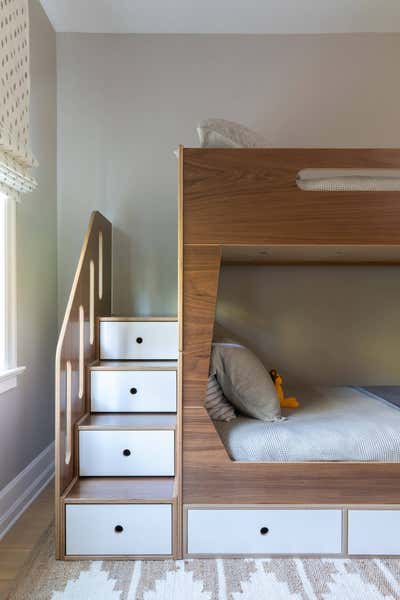  Craftsman Family Home Children's Room. Midcentury Craftsman by Anja Michals Design.