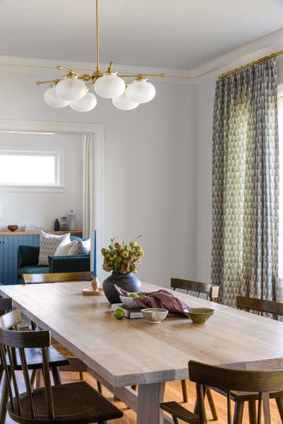  Eclectic Dining Room. Noe Valley Charm by Anja Michals Design.