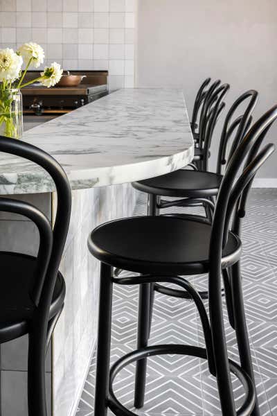  Contemporary Restaurant Dining Room. Oyster Bar by Anja Michals Design.