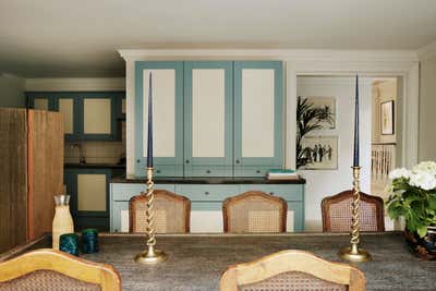  Eclectic Dining Room. Kensington Apartment by Max Dignam Interiors.
