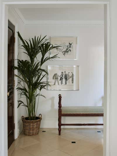  Eclectic Apartment Entry and Hall. Kensington Apartment by Max Dignam Interiors.