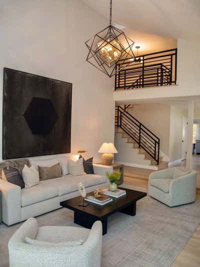  Modern Organic Family Home Living Room. Bel Air by Karla Garcia Design Studio - CA.