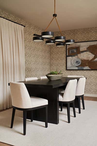  Transitional Family Home Dining Room. Bloomfield by Karla Garcia Design Studio - CA.