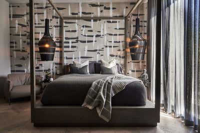 Modern Entertainment/Cultural Bedroom. Mulholland by Karla Garcia Design Studio - CA.