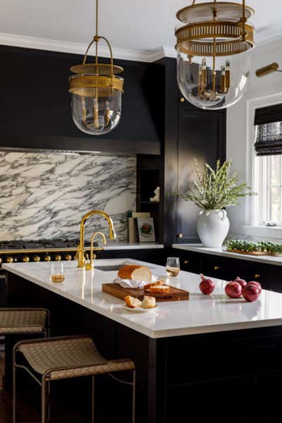  Mid-Century Modern Family Home Kitchen. Arbor Vitae by Alexandra Kaehler Design.