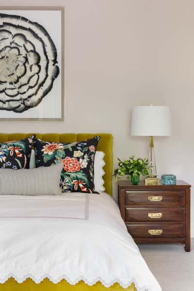  Mid-Century Modern Traditional Bedroom. Arbor Vitae by Alexandra Kaehler Design.