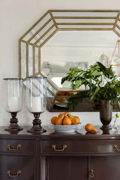  Mid-Century Modern Traditional Family Home Dining Room. Arbor Vitae by Alexandra Kaehler Design.