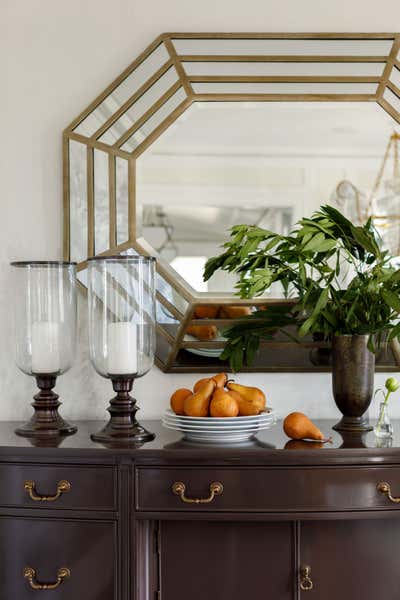  Transitional Family Home Dining Room. Arbor Vitae by Alexandra Kaehler Design.