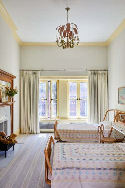 Transitional Children's Room. Upper West Side Townhouse  by Sarah Lederman Interiors.