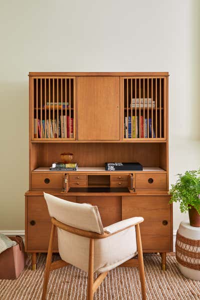 Transitional Office and Study. Upper West Side Townhouse  by Sarah Lederman Interiors.