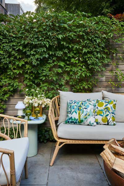  Transitional Patio and Deck. Upper West Side Townhouse  by Sarah Lederman Interiors.