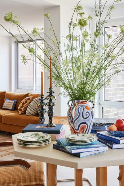 Modern Living Room. Madison Avenue Pied-A-Terre  by Sarah Lederman Interiors.