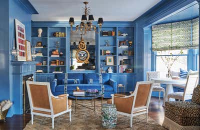  Hollywood Regency Family Home Living Room. Lake Forest Greek Revivial  by Sarah Vaile Design.