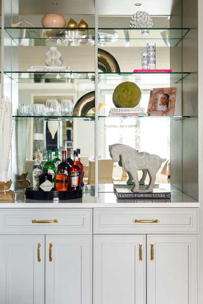  Hollywood Regency Apartment Kitchen. Gold Coast Apartment by Sarah Vaile Design.