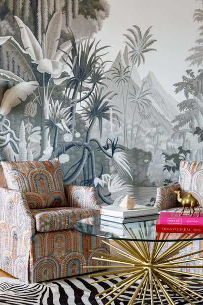  Maximalist Living Room. Gold Coast Apartment by Sarah Vaile Design.
