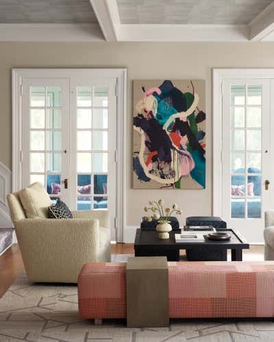  Preppy Living Room. Haverford Rd. by Studio Whitford.