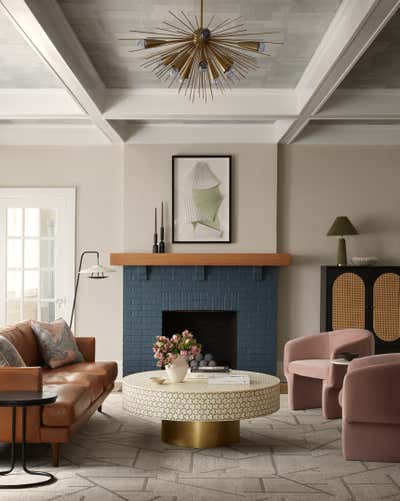  Transitional Living Room. Haverford Rd. by Studio Whitford.