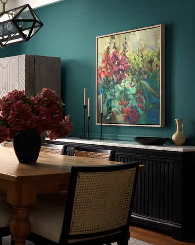  Eclectic Dining Room. Haverford Rd. by Studio Whitford.