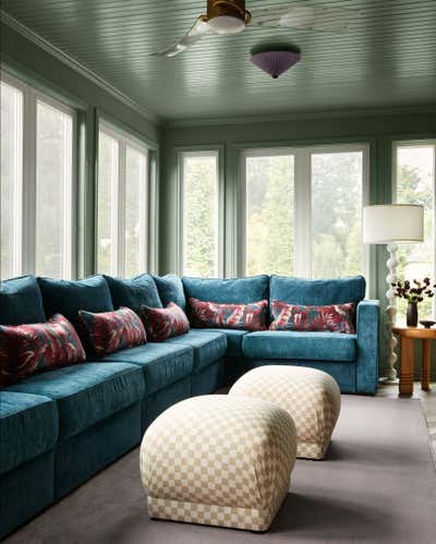  Preppy Family Home Living Room. Haverford Rd. by Studio Whitford.