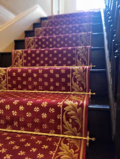  English Country Entry and Hall. Bespoke Stair Runner by Haysey Design & Consultancy.