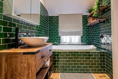  Cottage Family Home Bathroom. Period Home with a Contemporary Twist by Haysey Design & Consultancy.
