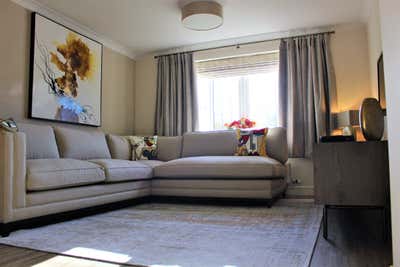  Contemporary Family Home Living Room. Contemporary Dining Room and Living Room by Haysey Design & Consultancy.