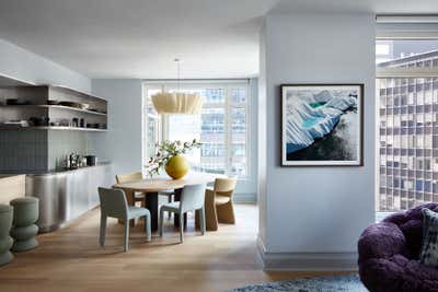  Contemporary Eclectic Apartment Dining Room. Central Park West by Frampton Co.