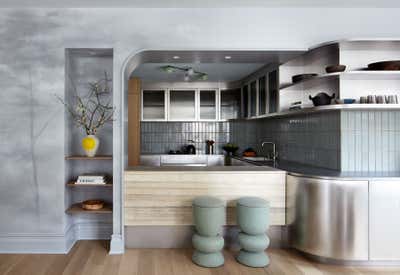  Contemporary Eclectic Apartment Kitchen. Central Park West by Frampton Co.