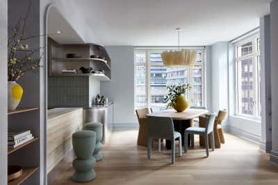 Contemporary Dining Room. Central Park West by Frampton Co.