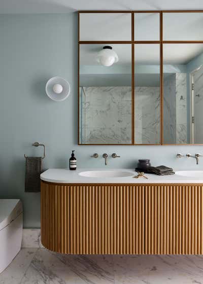  Contemporary Eclectic Bathroom. Central Park West by Frampton Co.