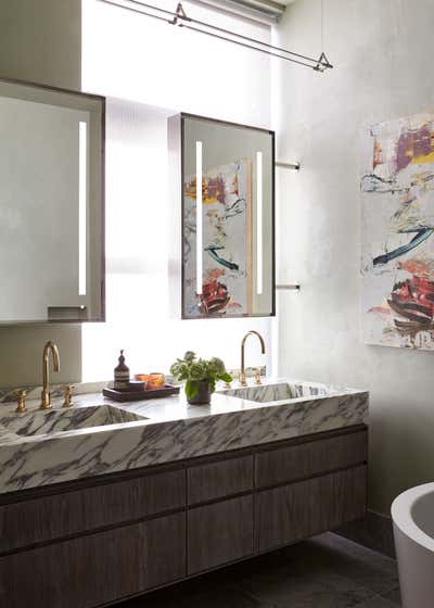  Eclectic Family Home Bathroom. Iacono Residence  by Frampton Co.