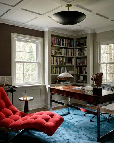  Eclectic Country Office and Study. Bayfield by Thornley-Hall and Young Studio.