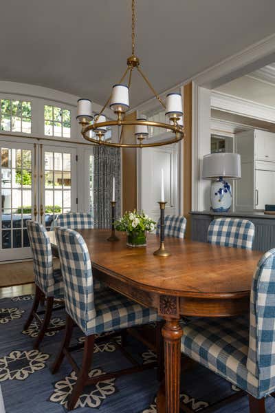  Transitional Family Home Dining Room. Burling Residence by JP Interiors.