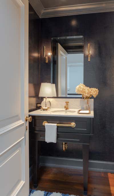  Transitional Family Home Bathroom. Burling Residence by JP Interiors.