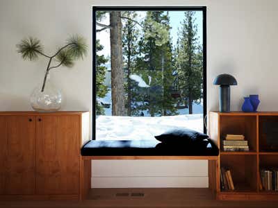  Scandinavian Living Room. Incline Village, Lake Tahoe by Purveyor Design.