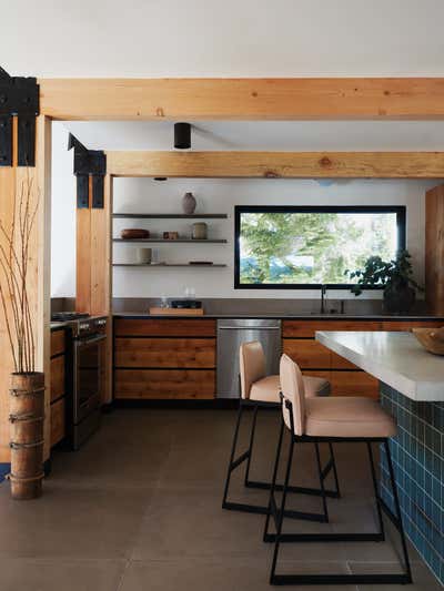  Bohemian Western Vacation Home Kitchen. Incline Village, Lake Tahoe by Purveyor Design.