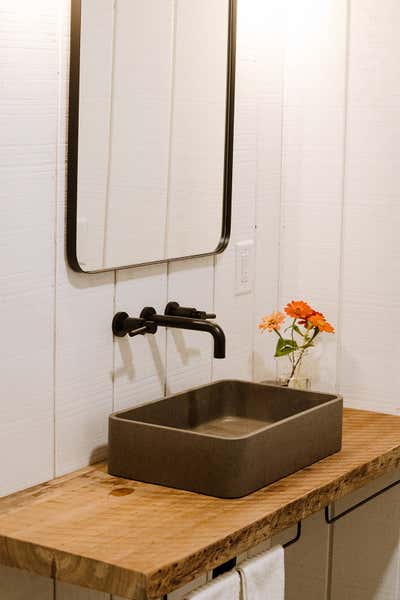  Rustic Organic Bathroom. The Barn by Megan Lynn Interiors.