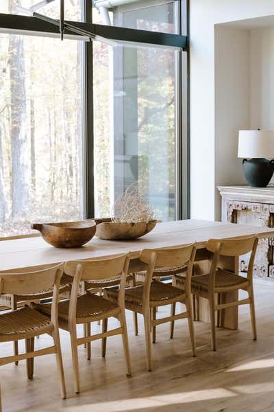  Scandinavian Minimalist Family Home Dining Room. Tennessee Farmhouse by Megan Lynn Interiors.